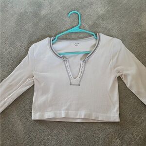 Urban outfitters longsleeve white top